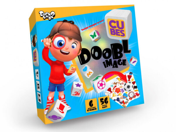 Настільна розважальна гра "Doobl Image Cubes" DBI-04-01U укр. мовою