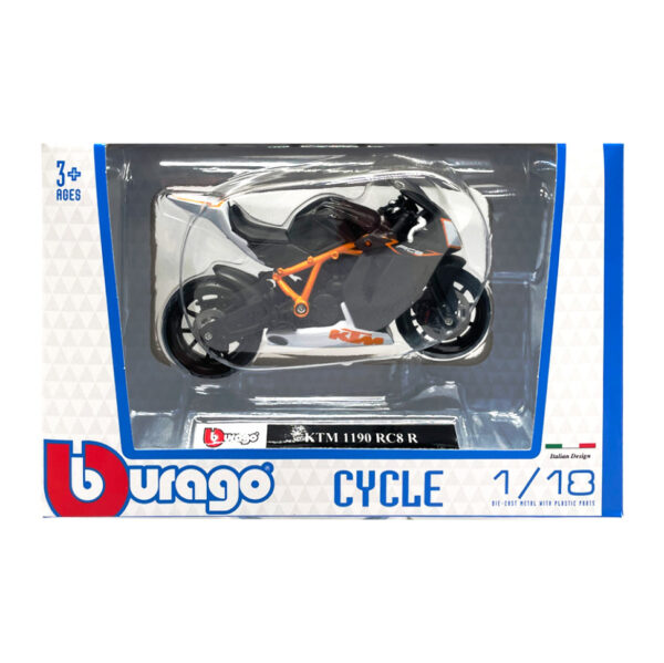 Дитяча модель Мотоцикла "KTM 1190" Bburago 18-51030-15 масштаб 1:18