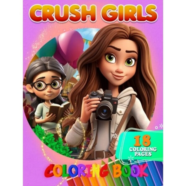 Розмальовка для дітей Crush Girls А05122408 формат А4