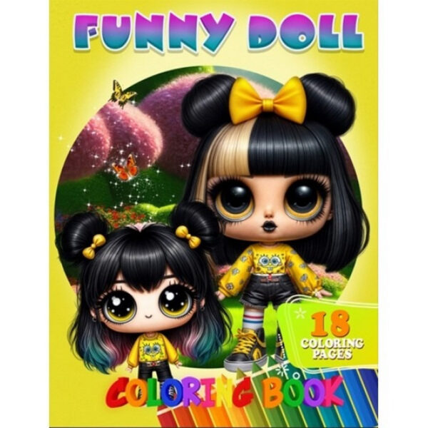 Розмальовка для дітей Funny Doll А05122405 формат А4