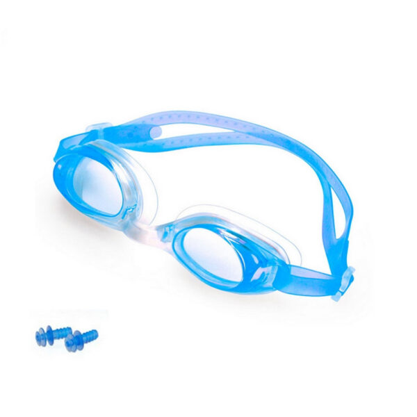 Окуляри для плавання дитячі/підліткові Swim Goggles NE-PL-600-BL, блакитні